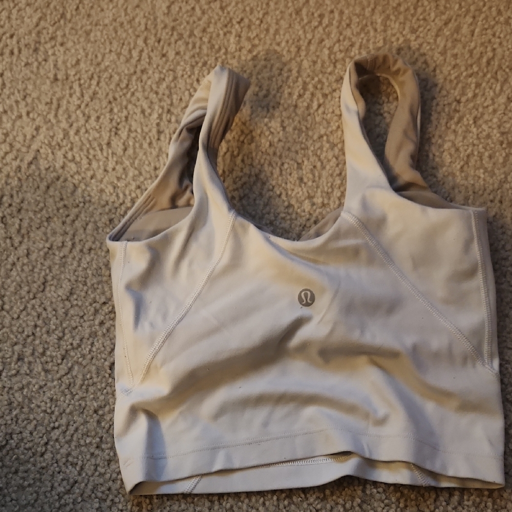lululemon athletica Light Gray Tank Top